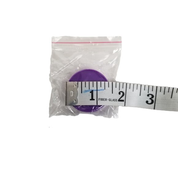 Purple Plastic Disc Magnets 11 Piece Lot Craft Fridge DIY Office Organization - Picture 3 of 3